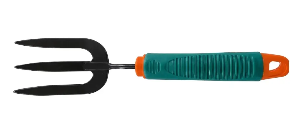Petite fourche de jardinage manche plastique