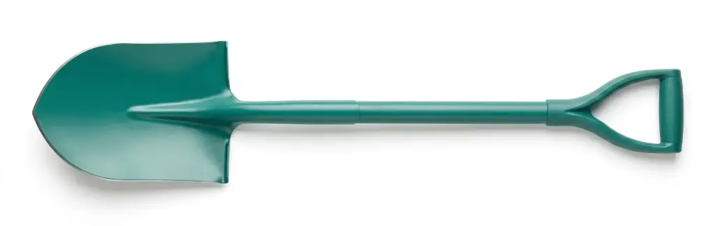 Pelle ronde 1000mm acier 230x300mm 1,5kg