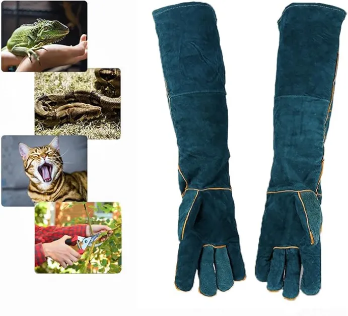 Gants de protection anti-morsure pour animaux – 60 cm