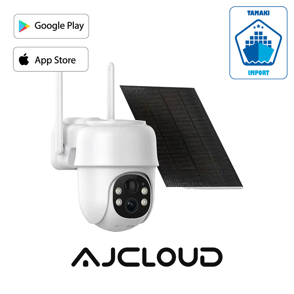 Caméra solaire connectée UHD 2K - AJCLOUD