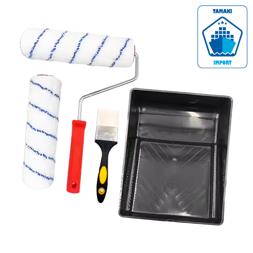 Kit bac et rouleaux peinture - 5PCS