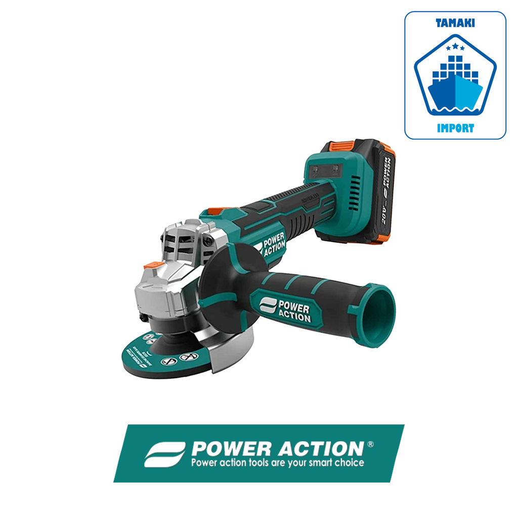 [Boutique] Meuleuse d'angle 20V BRUSHLESS BAG20C - POWER ACTION