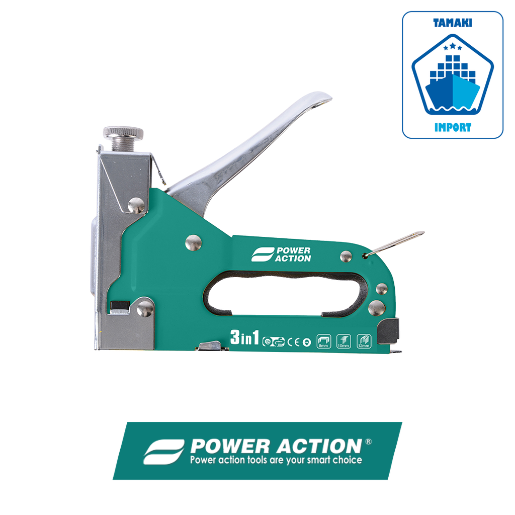 Agrafeuse murale 3 en 1 - POWER ACTION