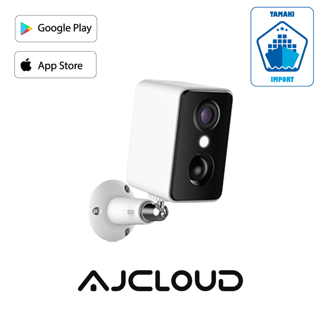 [C4] Caméra extérieure UHD 2K sur batterie - AJCLOUD
