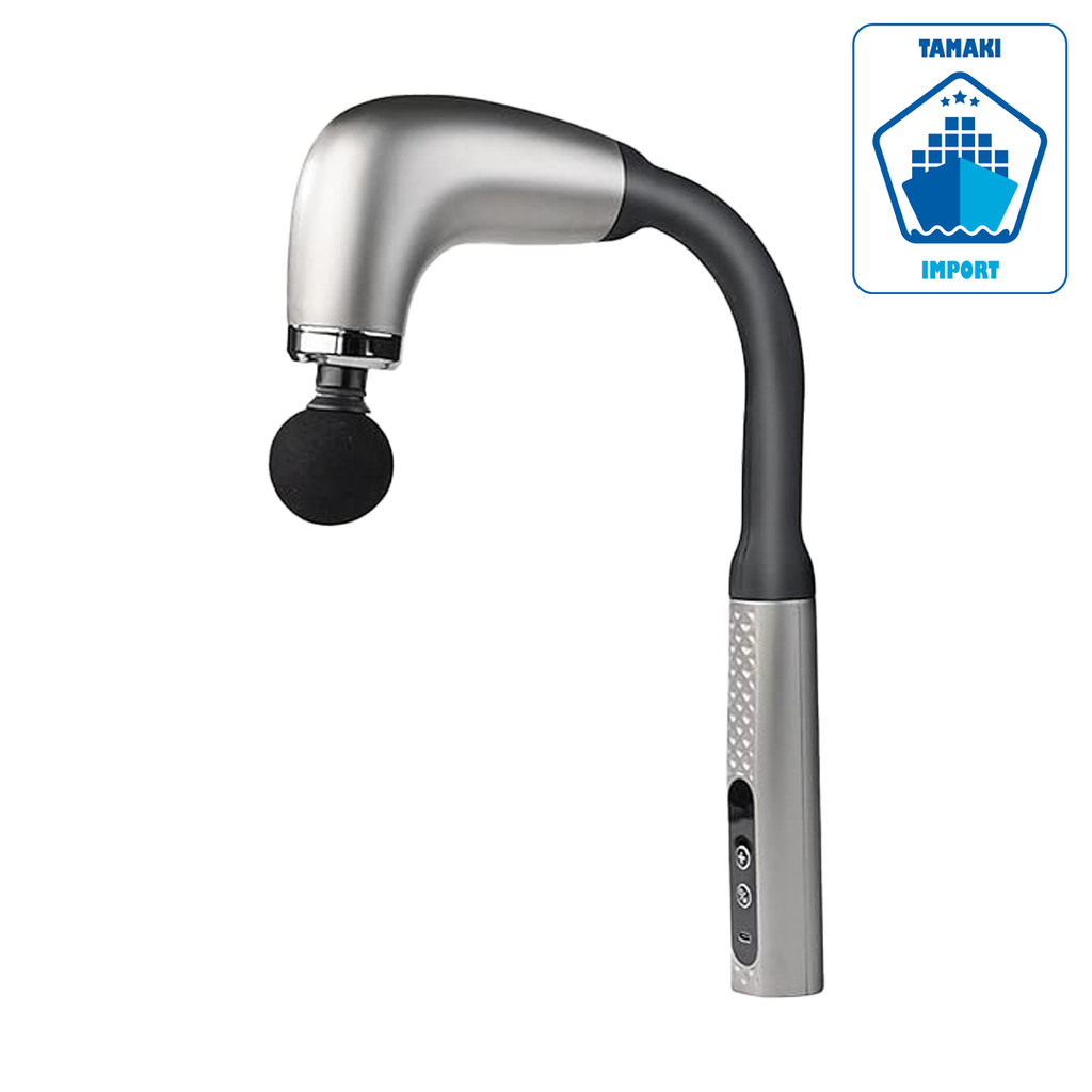 Pistolet massage à manche long - 4 en 1