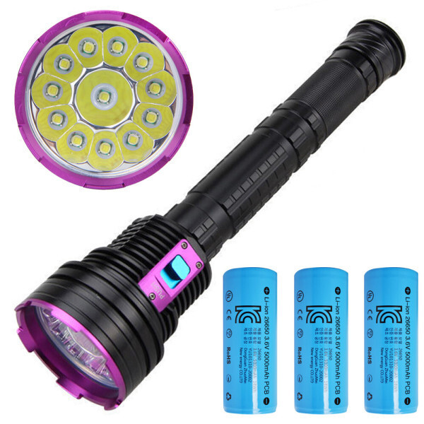 [C4] lampe de plongée Helius 12T6 12 000 Lumens