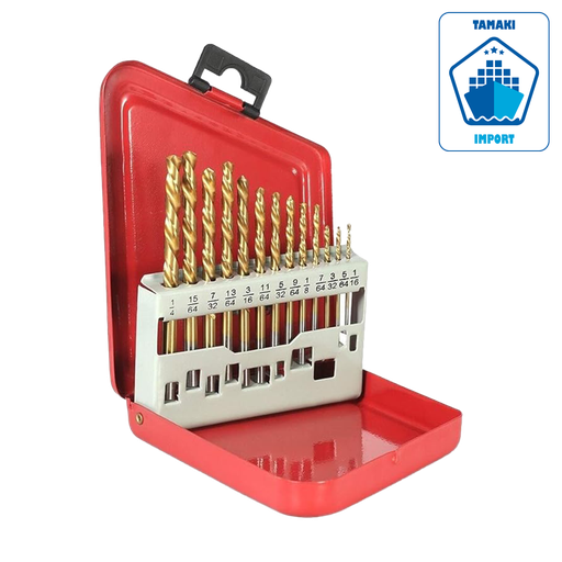 [E3] 🔩 FORETS MÉTAL HSS 6542 – COFFRET 13 PIÈCES (1,5 → 6,5 mm)