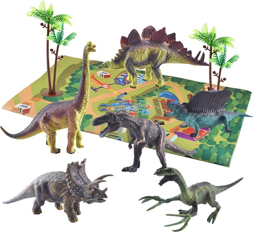 [I3] Coffret Dinosaures + Tapis de Jeu – Fivejoy
