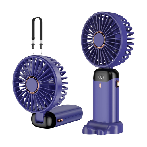 Ventilateur portable rechargeable 5 vitesses