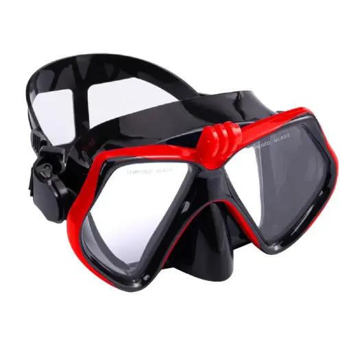 Masque de plongée + support caméra embarquée