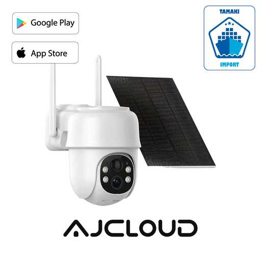Caméra solaire connectée UHD 2K - AJCLOUD