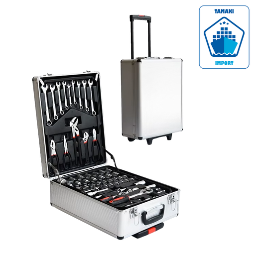 Valise à outils complète sur roulette - 187 pièces