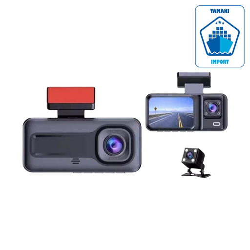 [C4] Dashcam 3-en-1 Full HD 1080p